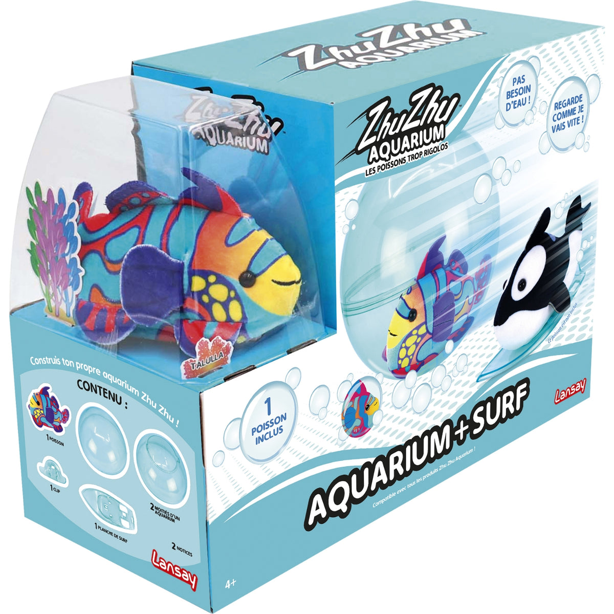 Lansay Robot jouet Aquarium Surf et Poisson