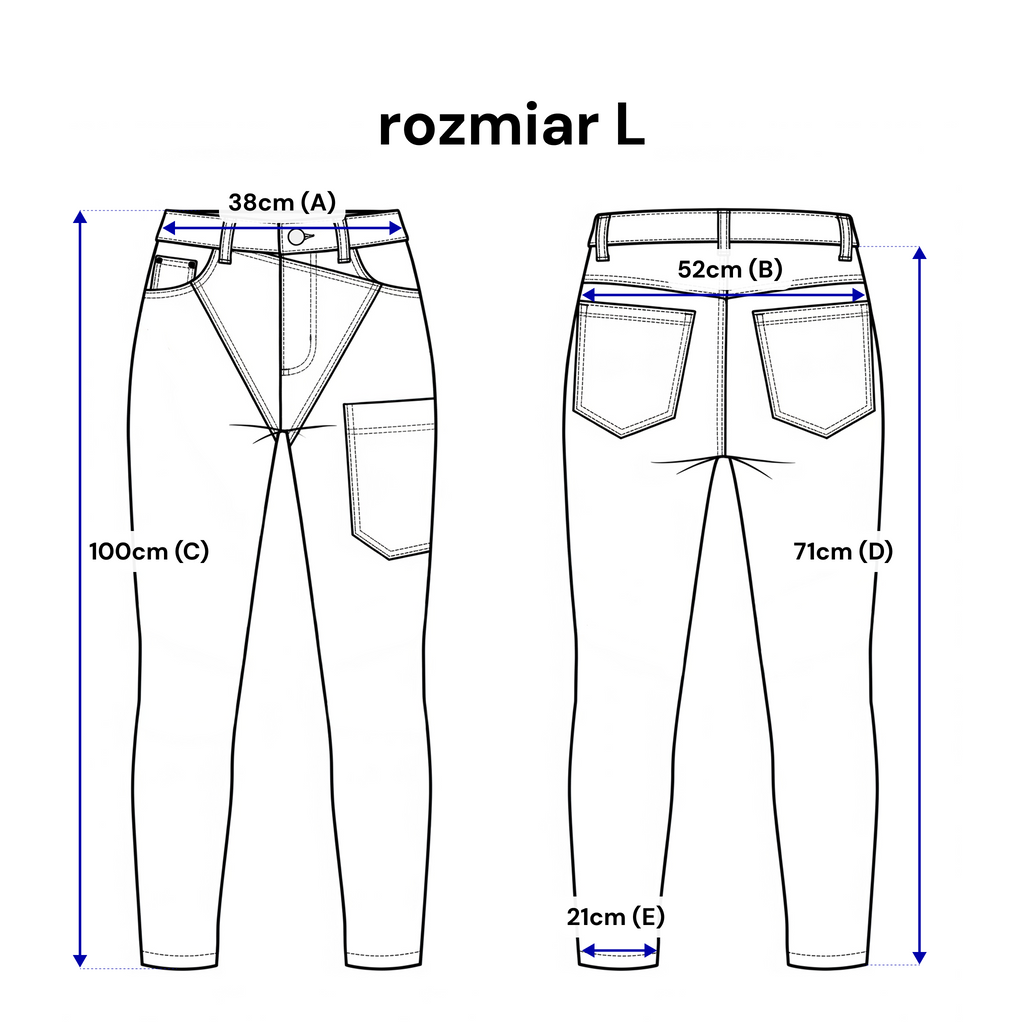 Pantalon MOM avec poches décoratives