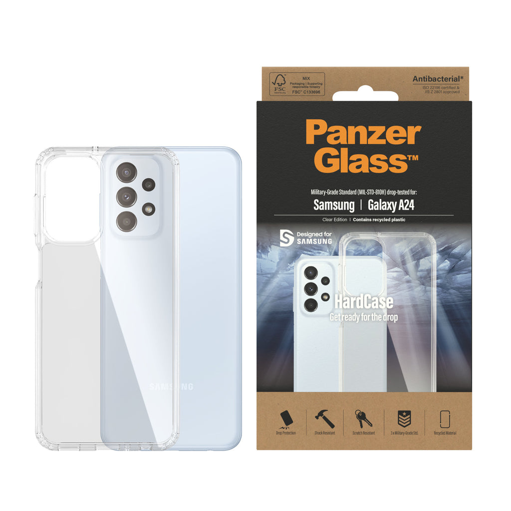 PanzerGlass PanzerGlass ® HardCase Transparent Samsung Galaxy A24 coque de protection pour téléphones portables Housse