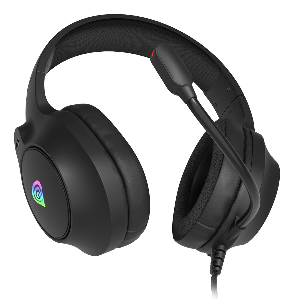 GENESIS NEON 213 Casque Avec fil À la main Appels/Musique USB Type-A Noir