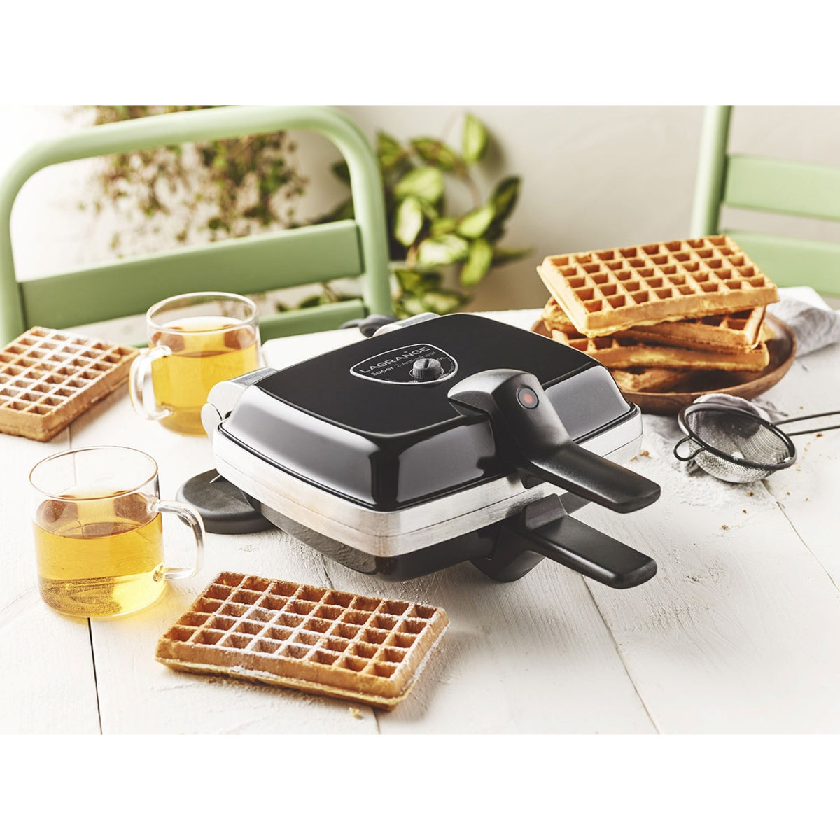Lagrange Gaufrier Super 2 Gaufres Noir 039122
