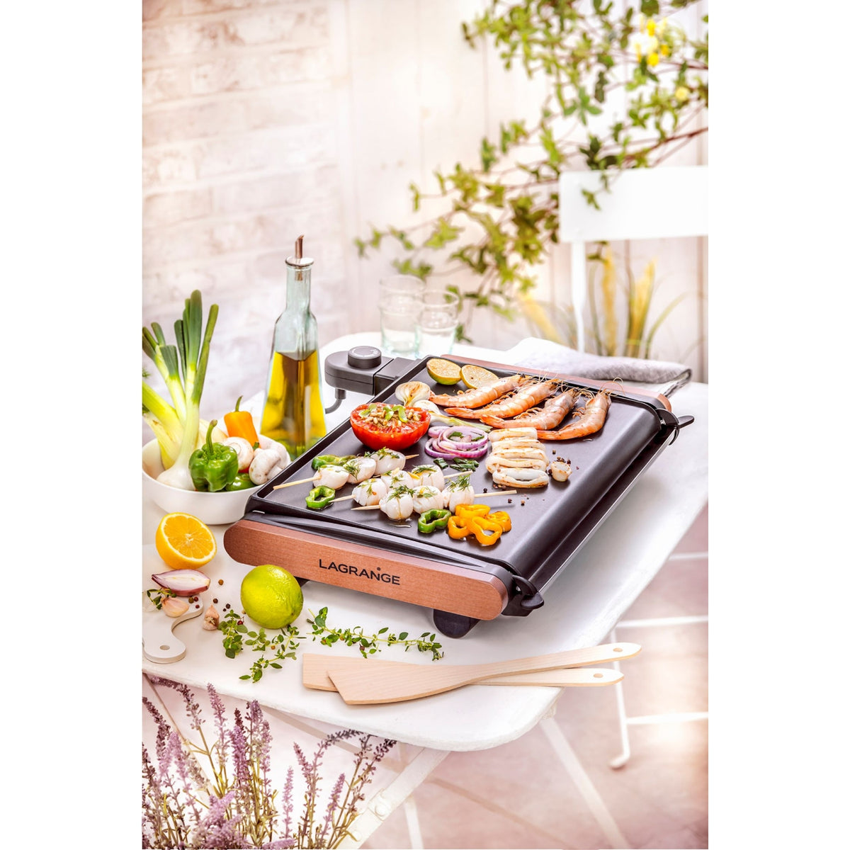 Lagrange Plancha 229005 Plancha Equilibre bois foncé