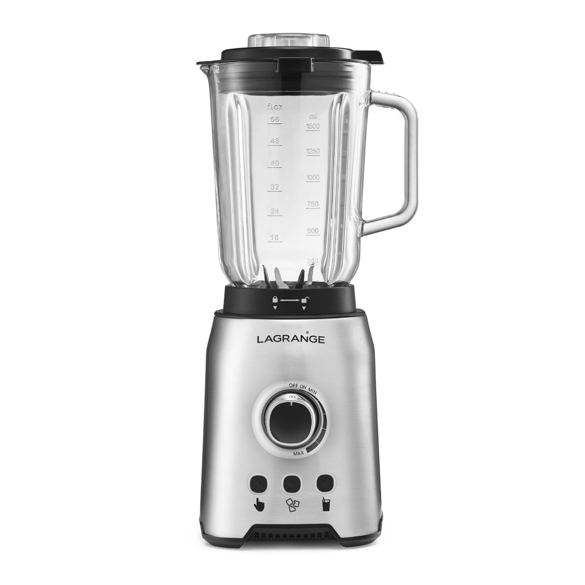 Lagrange Blender 609010 Blender Inox Avec moulin à grains inox