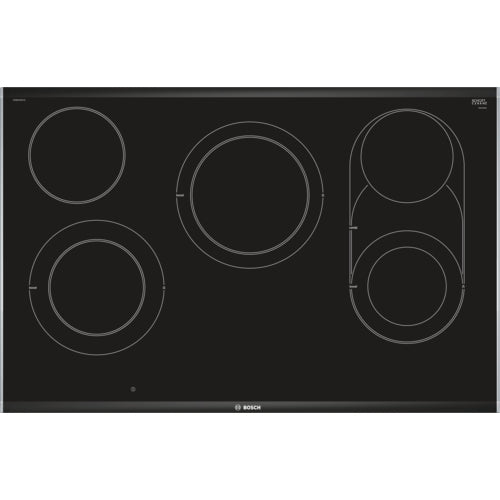 Bosch Bosch Serie 8 PKM875DP1D plaque Noir, Acier inoxydable Intégré Céramique 5 zone(s)
