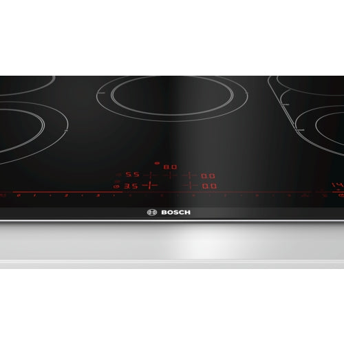 Bosch Bosch Serie 8 PKM875DP1D plaque Noir, Acier inoxydable Intégré Céramique 5 zone(s)