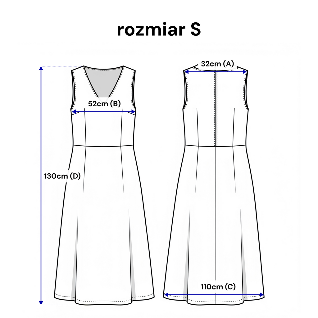Robe midi ample à encolure en V et poches