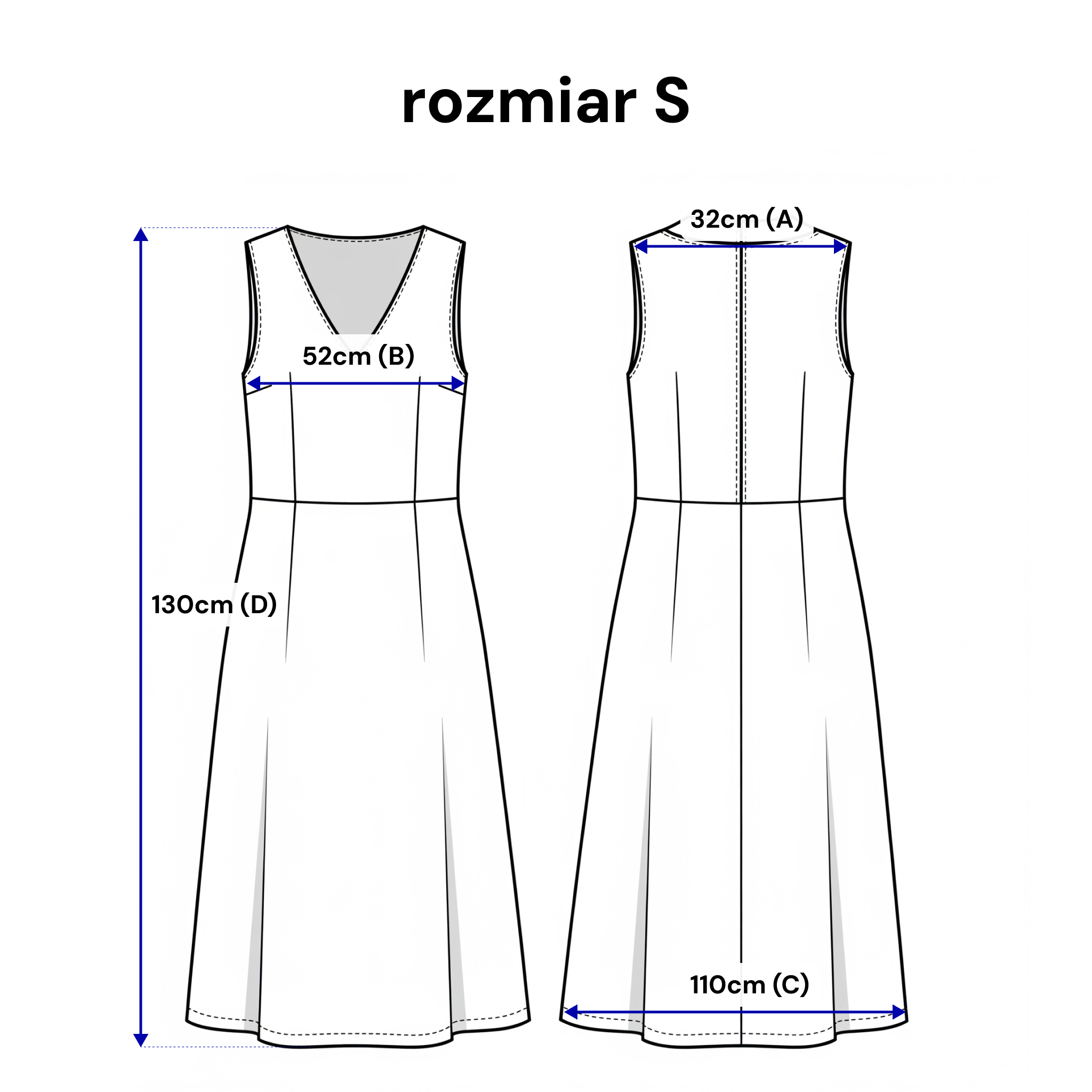 Robe midi ample à encolure en V et poches