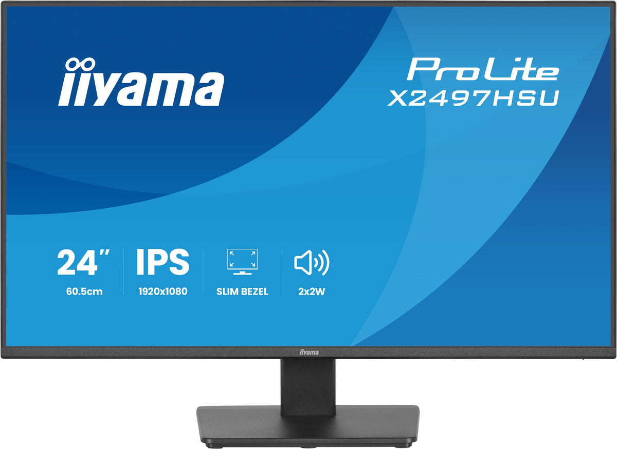 iiyama ProLite X2497HSU-B1 Écran PC 60,5 cm (23.8") Full HD 1920 x 1080 LED Noir