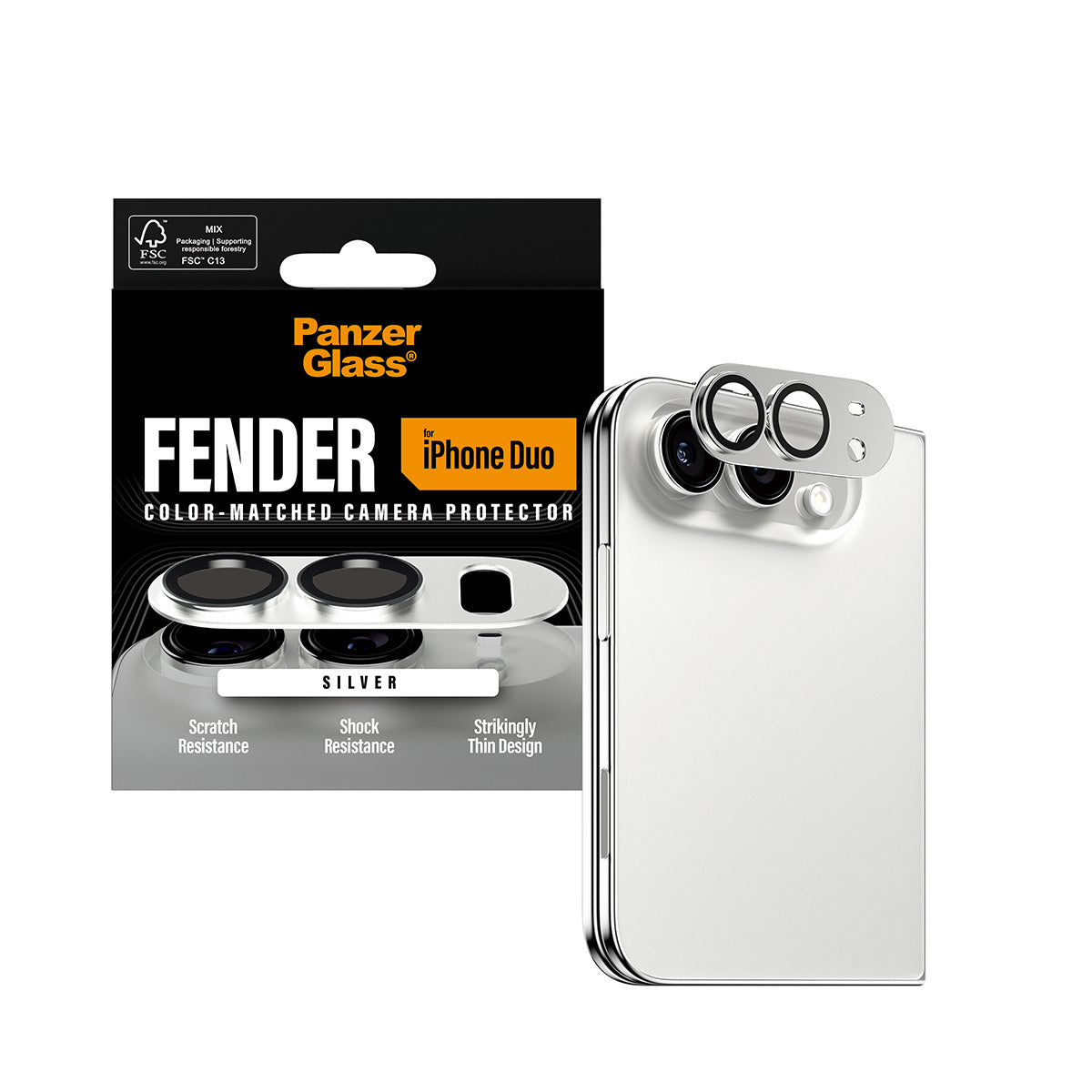 PanzerGlass® Fender Camera Protector White iPhone - vue 5