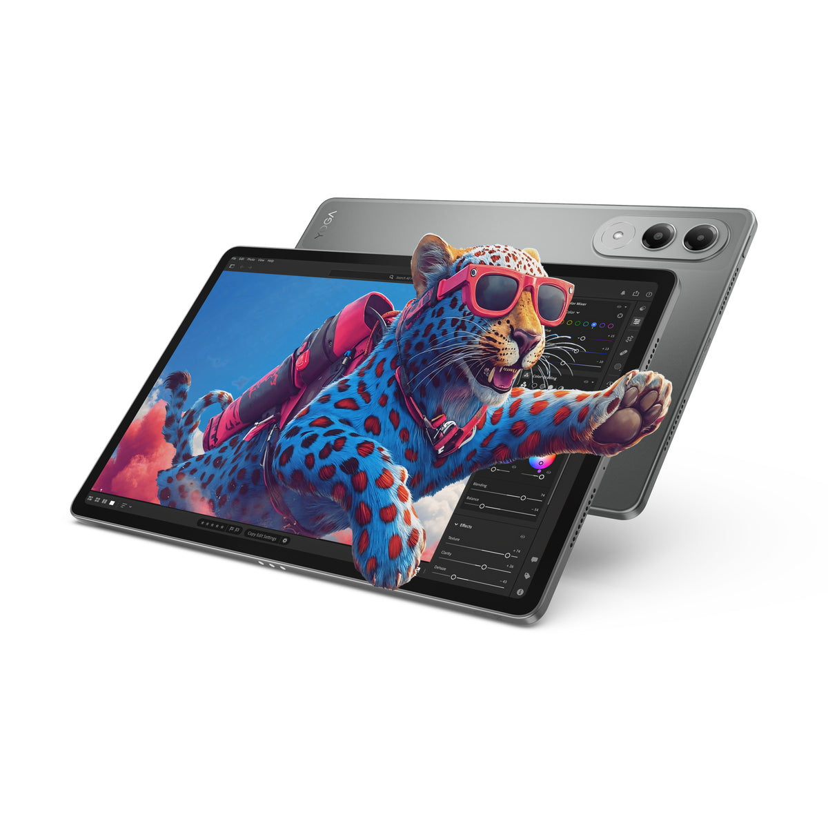 Lenovo Yoga Tab Snapdragon 256 Go 28,2 cm (11.1") 8 Go Wi-Fi 7 (802.11be) Android 15 Gris