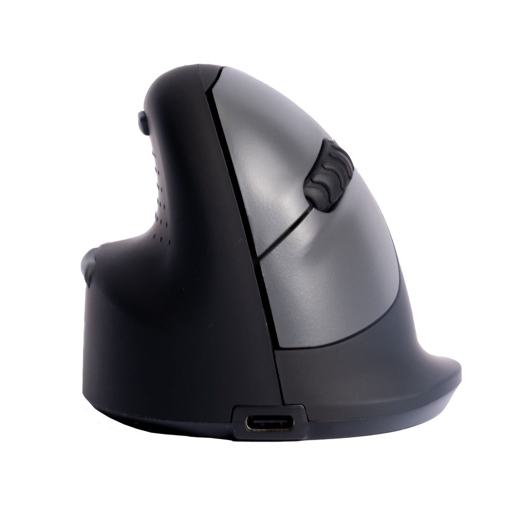 R-Go Tools Souris Ergonomique HE Break, Gaucher, Taille Medium (165-185 mm), Bluetooth, Noir