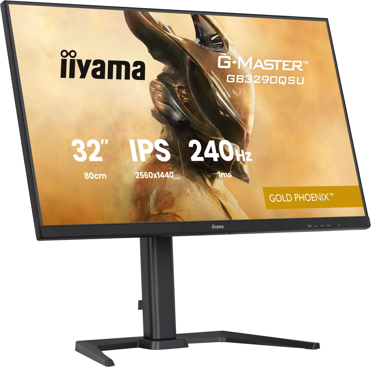 iiyama G-MASTER GB3290QSU-B1 écran plat de PC 80 cm (31.5") 2560 x 1440 pixels Quad HD LED Noir