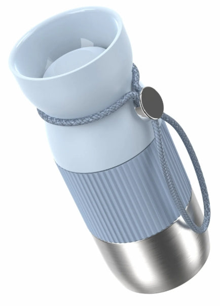 Tefal beYou N2191610 thermos 360 ml Bleu, Acier inoxydable Acier inoxydable