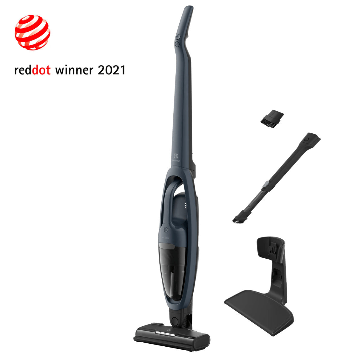 Electrolux ES52CB21DB Aspirateur balai Batterie Sec Cyclonique, mousse, Filtre post-moteur Sans sac 0,3 L 29 W Bleu 2 Ah - vue 5