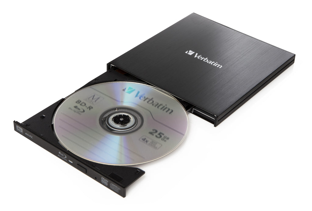 Verbatim External Slimline lecteur de disques optiques Blu-Ray RW Noir