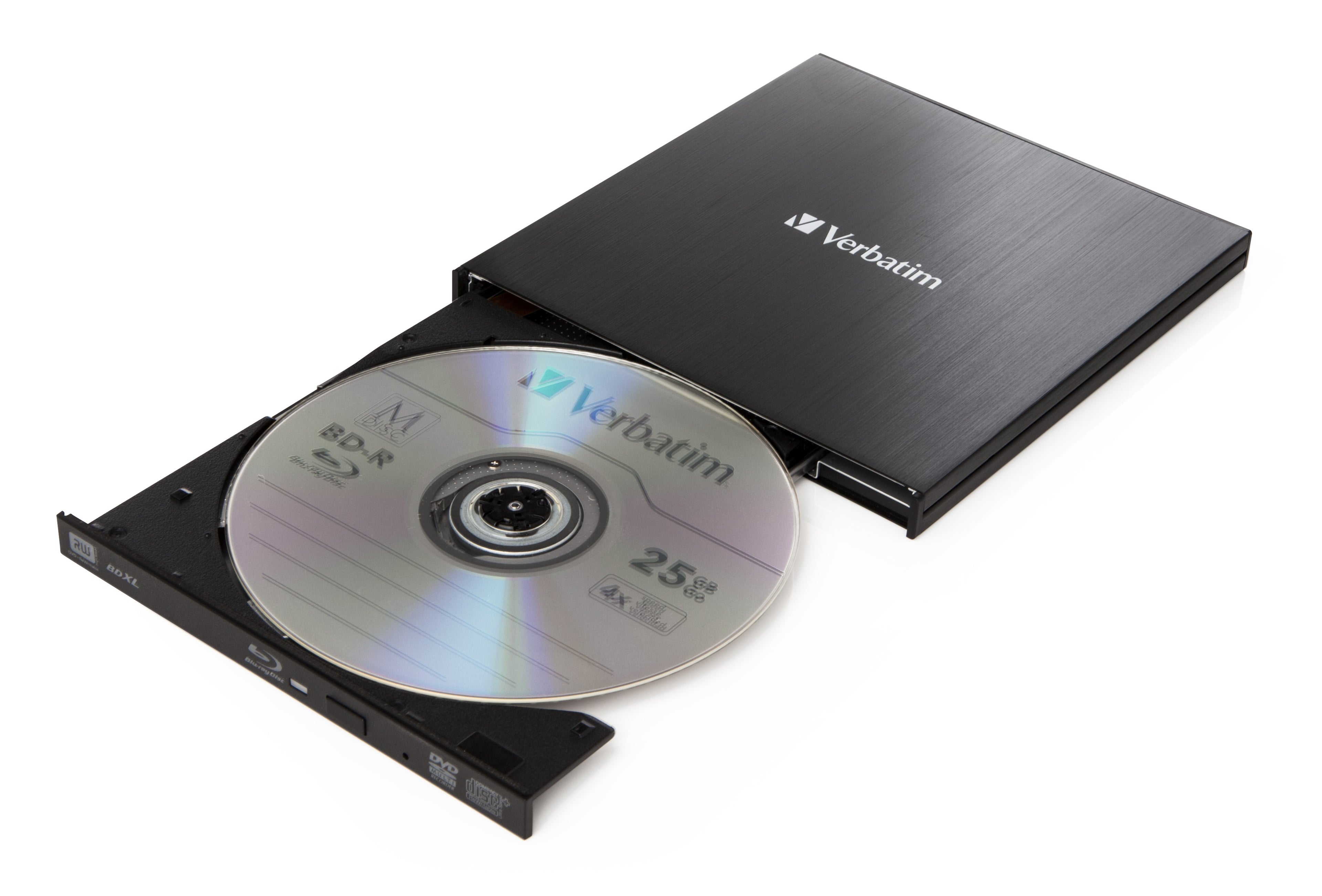 Verbatim External Slimline lecteur de disques optiques Blu-Ray RW Noir