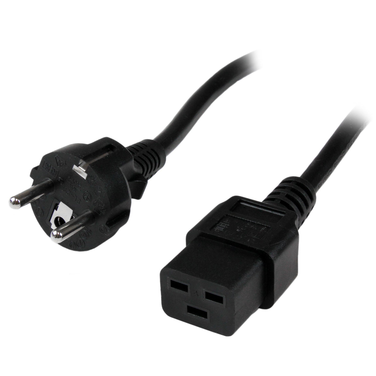 StarTech.com Cordon d'alimentation CEE7 vers IEC 320 C19, 2m, 16A 250V