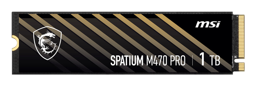 MSI Spatium M470 PRO PCIe 4.0 NVMe M.2 1TB 1 To PCI Express 4.0 3D NAND