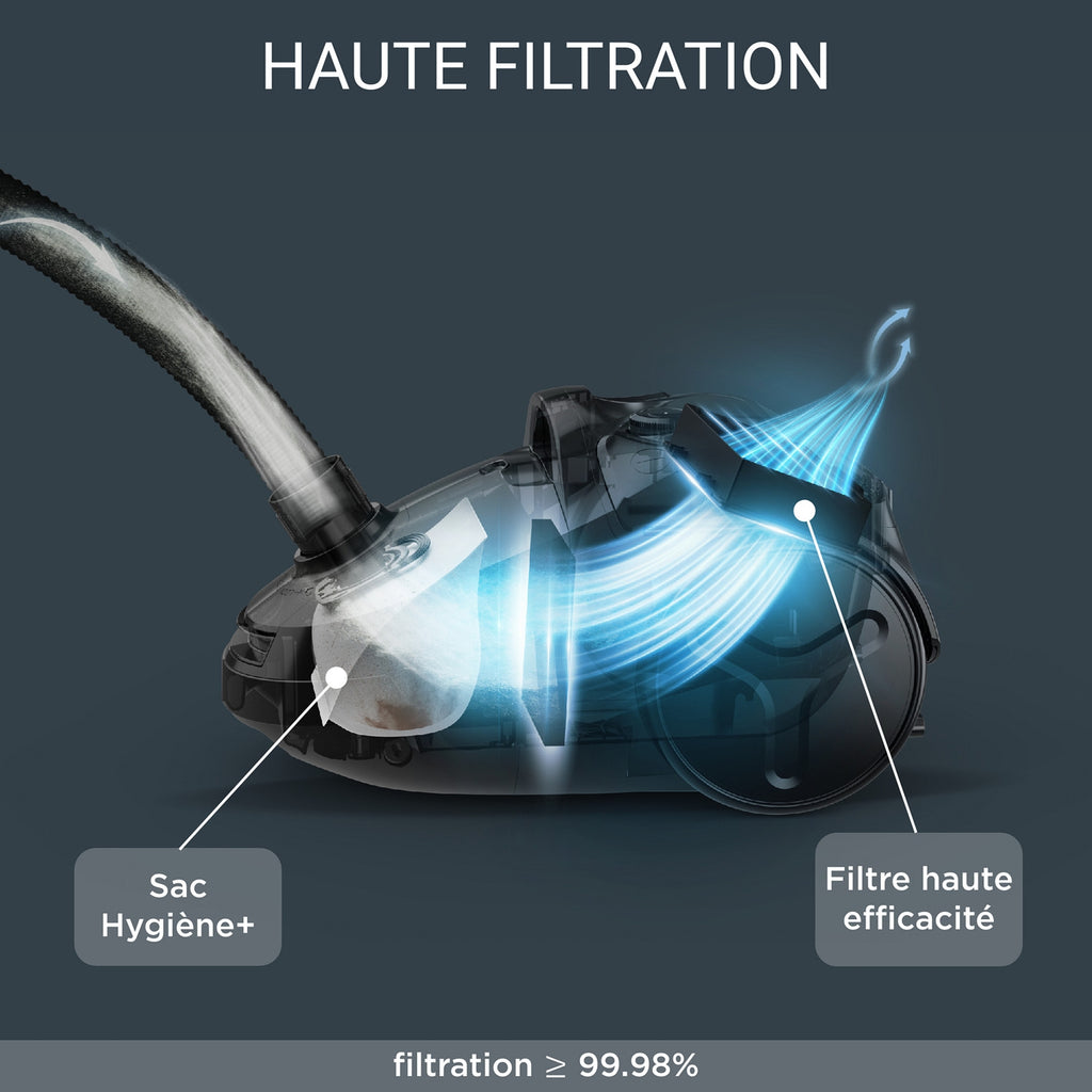 Rowenta Aspirateur traîneau avec sac Compact Power RO3923EA