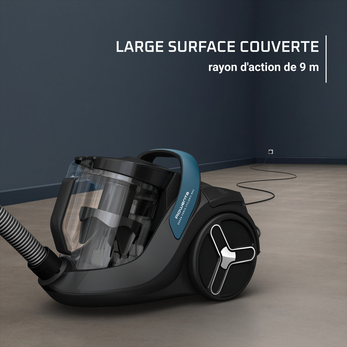 Rowenta Aspirateur traîneau sans sac G-Force Cyclonic RO7B11EA