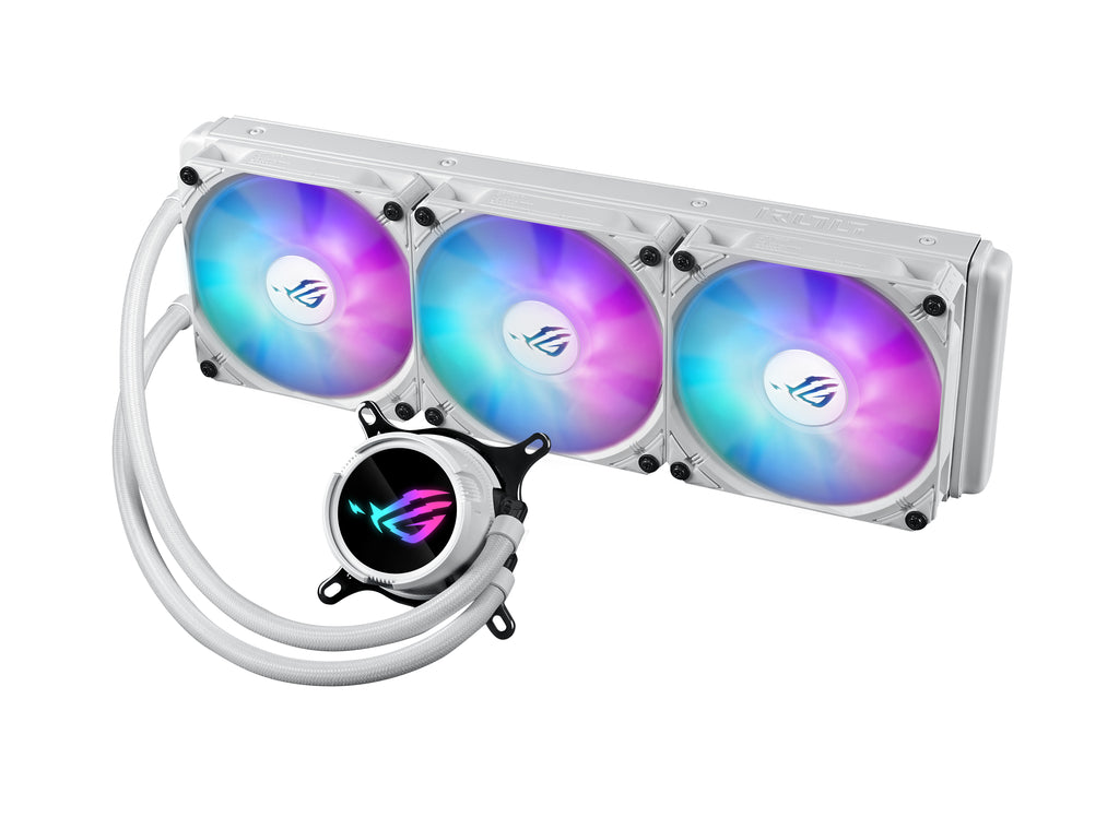 ASUS ROG Strix LC III 360 ARGB White Edition Processeur Kit de refroidissement du liquide 12 cm Blanc