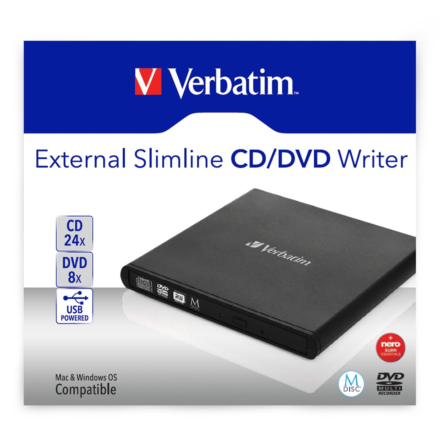 Verbatim Graveur de CD/DVD externe
