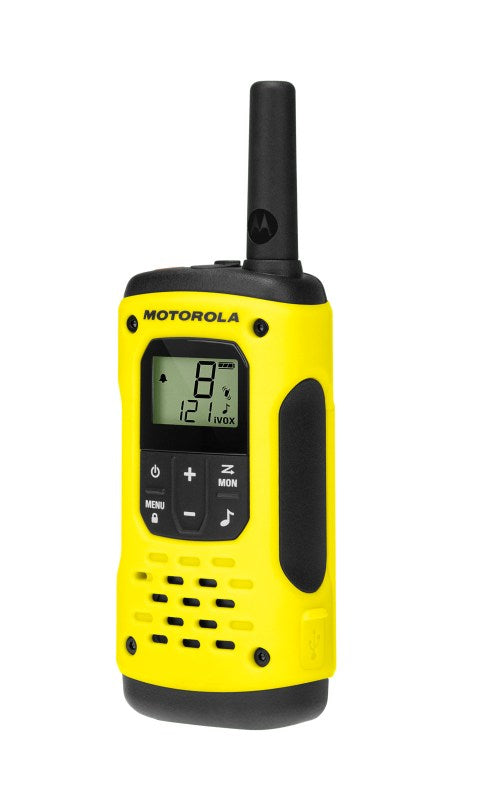 Motorola Talkabout T92 H2O radio bidirectionnelle 16 canaux 446.00625 - 446.19375 MHz Noir, Jaune