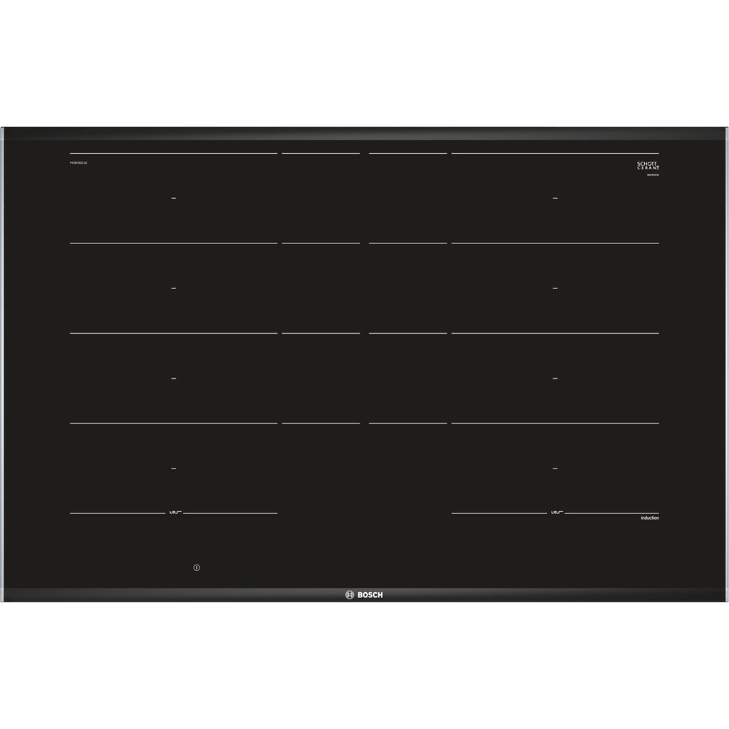 Bosch Bosch Serie 8 PXY875DC1E plaque Noir Intégré 81 cm Plaque avec zone à induction 4 zone(s)