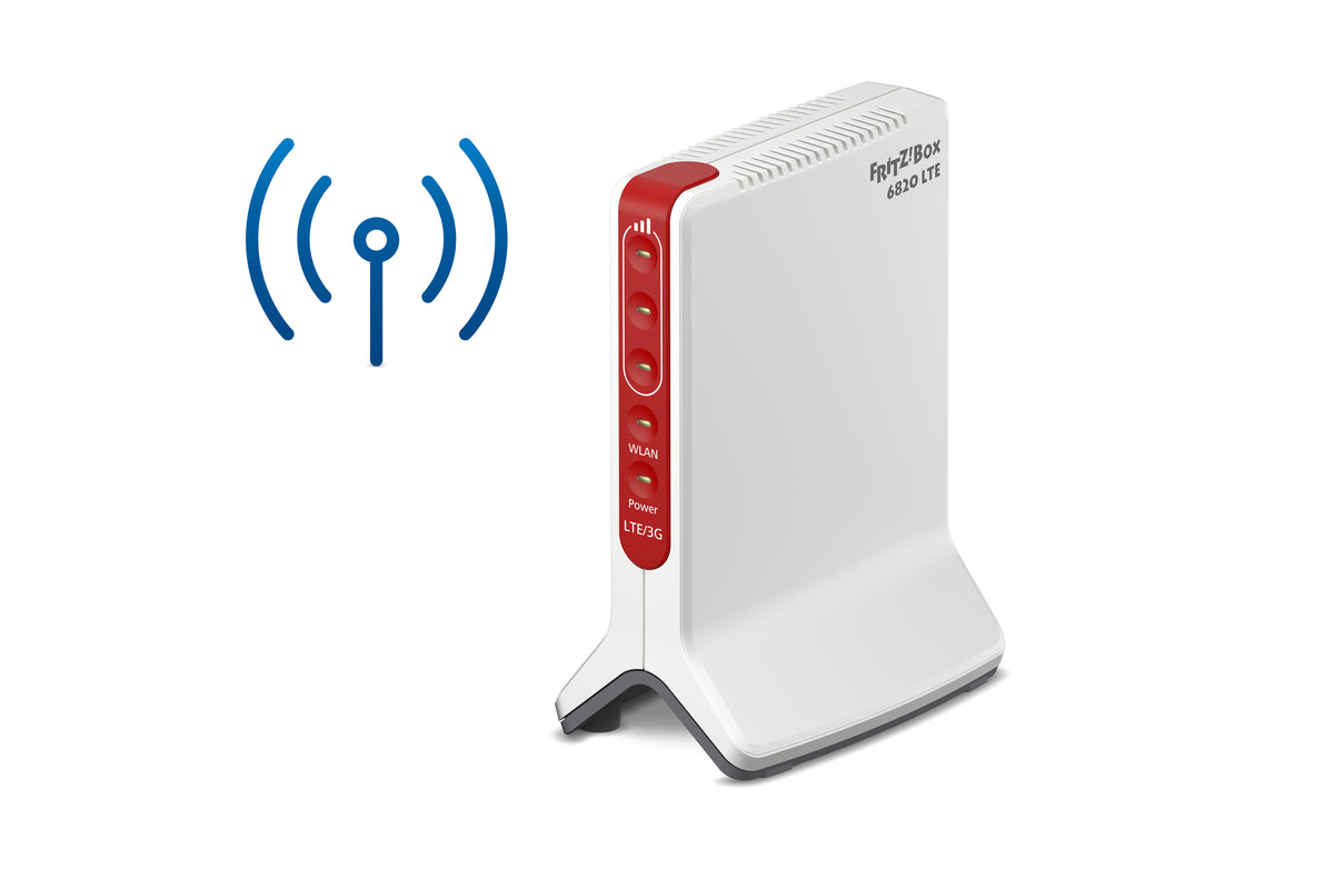 Routeur 4G LTE FRITZ! 6820, Gigabit Ethernet, Wi-Fi 4 Monobande 2,4 GHz, Blanc