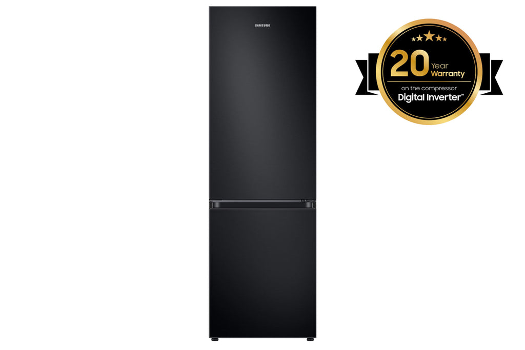 Samsung Réfrigérateur Combiné Bespoke AI - Noir- No Frost : élimine l'accumulation de glace - 344L - Classe E -RB34C600EBN