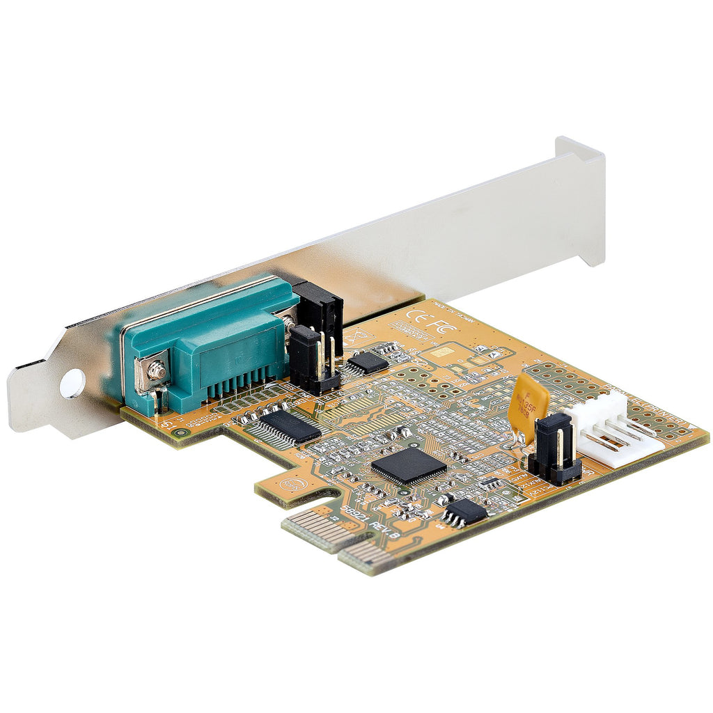 StarTech.com Carte Série PCI Express 1 Port RS232 DB9 avec UART 16C1050, Profil Bas et Standard
