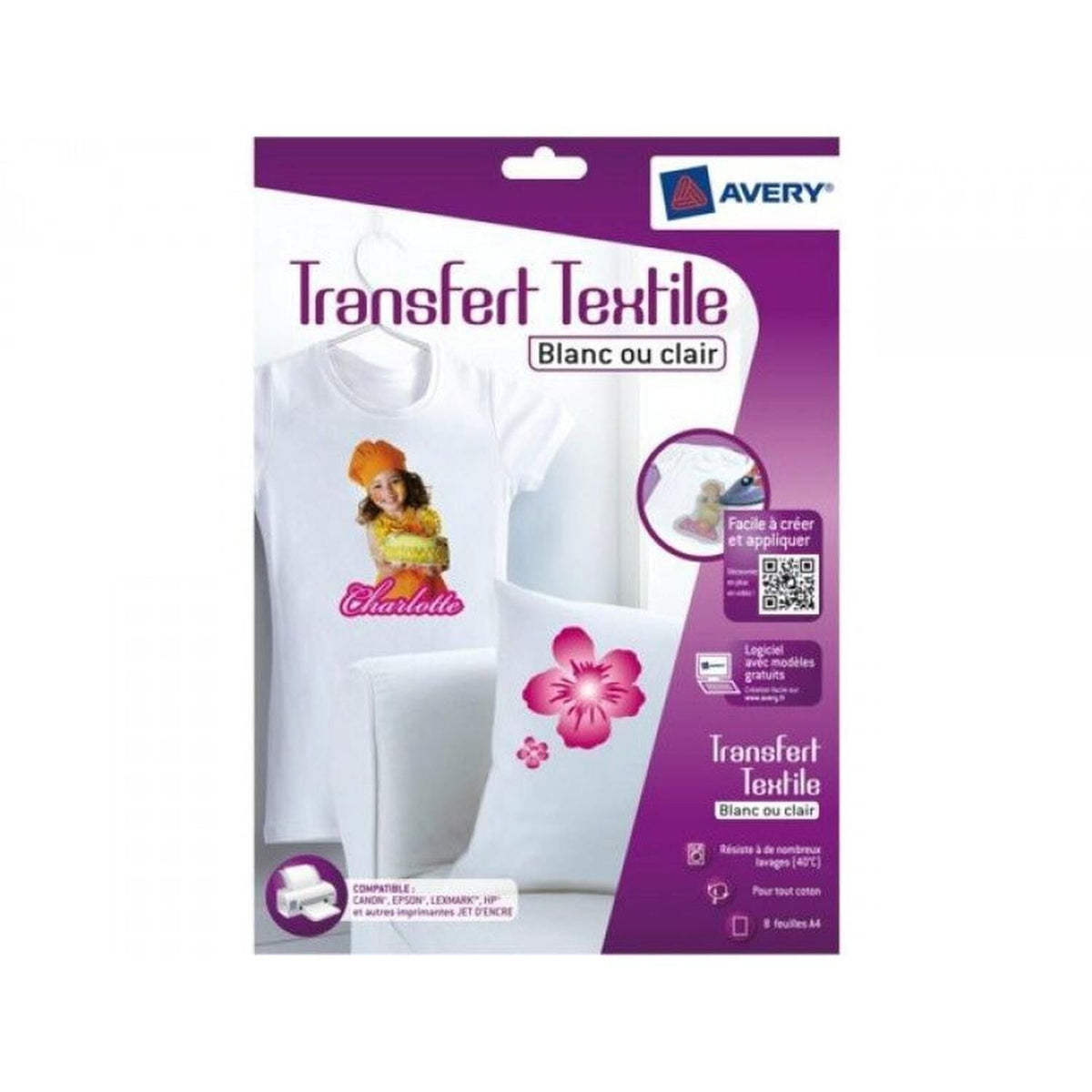Avery Feuilles papier jet d'encre