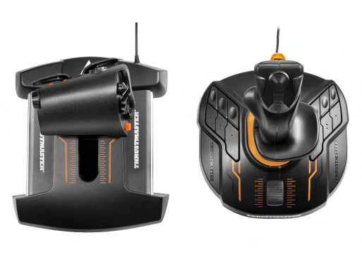 Thrustmaster T-16000M FCS Hotas Noir, Orange USB Joystick Analogique/Numérique PC