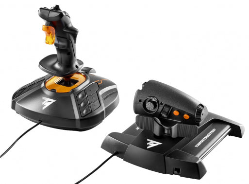 Thrustmaster T-16000M FCS Hotas Noir, Orange USB Joystick Analogique/Numérique PC