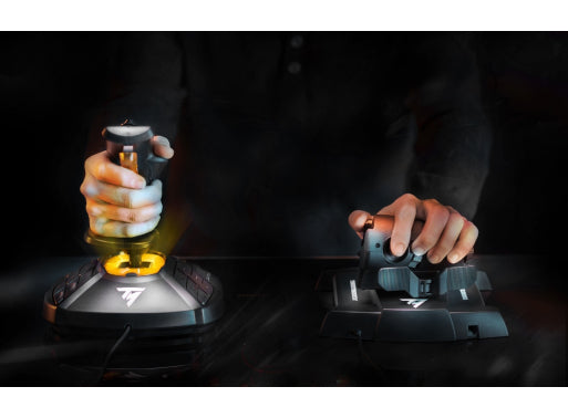 Thrustmaster T-16000M FCS Hotas Noir, Orange USB Joystick Analogique/Numérique PC