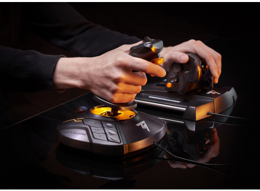 Thrustmaster T-16000M FCS Hotas Noir, Orange USB Joystick Analogique/Numérique PC