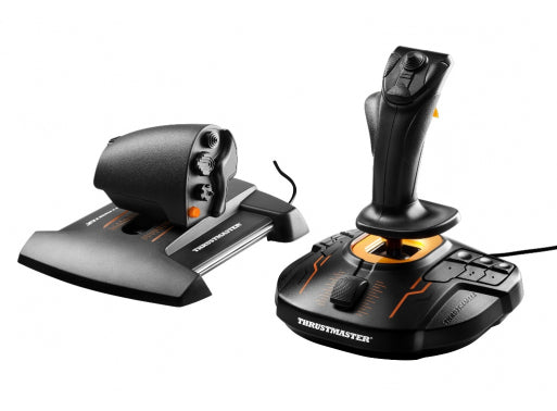 Thrustmaster T-16000M FCS Hotas Noir, Orange USB Joystick Analogique/Numérique PC