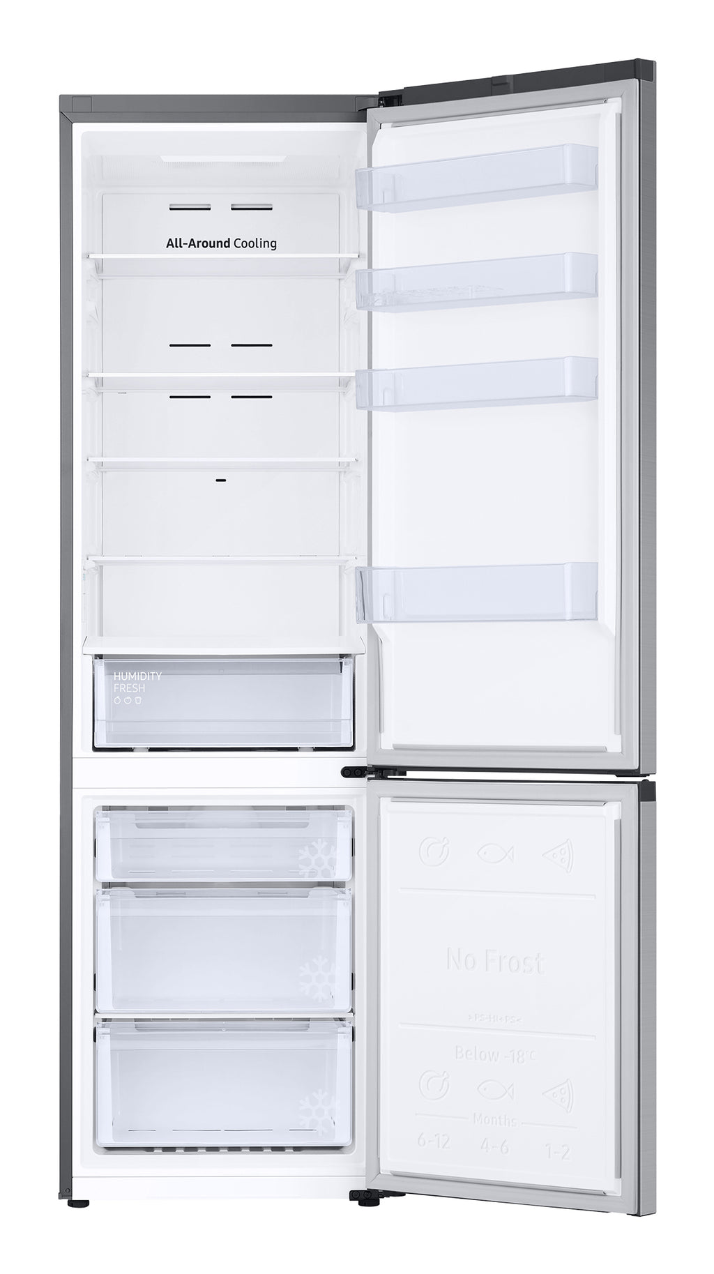 Samsung RB38C600ESA Pose libre 390 L Argent