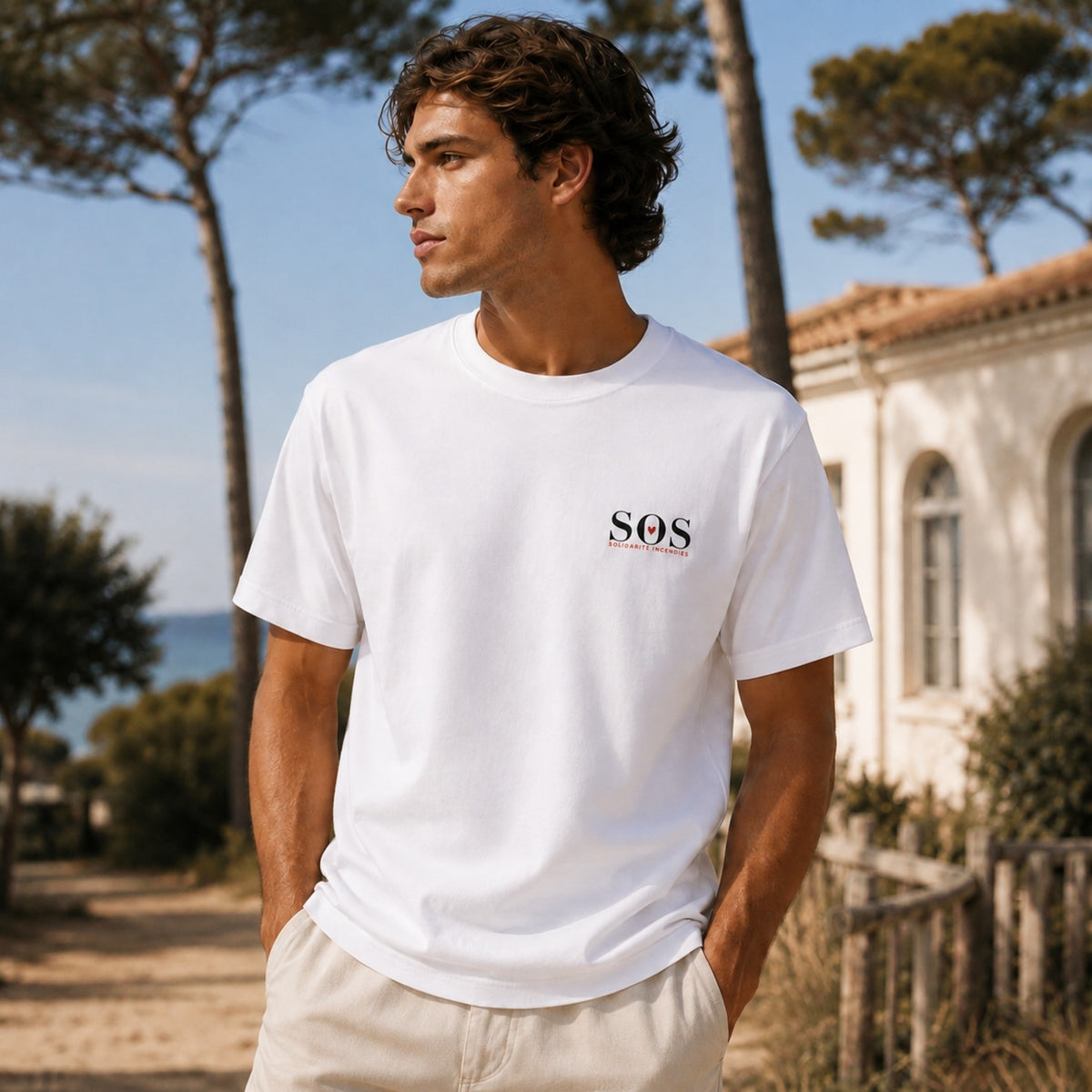 Tee-shirt Solidarité Incendies - Taille S