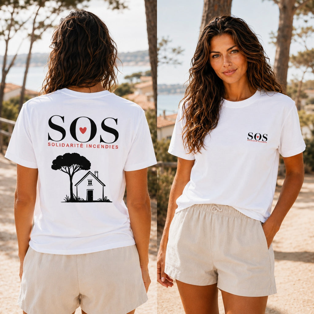 Tee-shirt Solidarité Incendies - Taille L