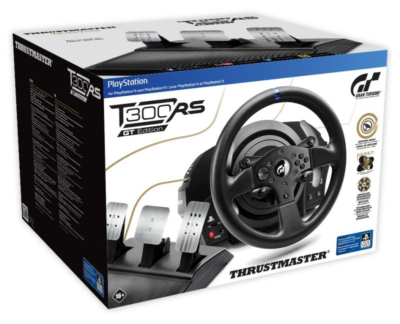 Thrustmaster T300 RS GT Noir Volant + pédales Analogique/Numérique PC, PlayStation 4, PlayStation 5, Playstation 3