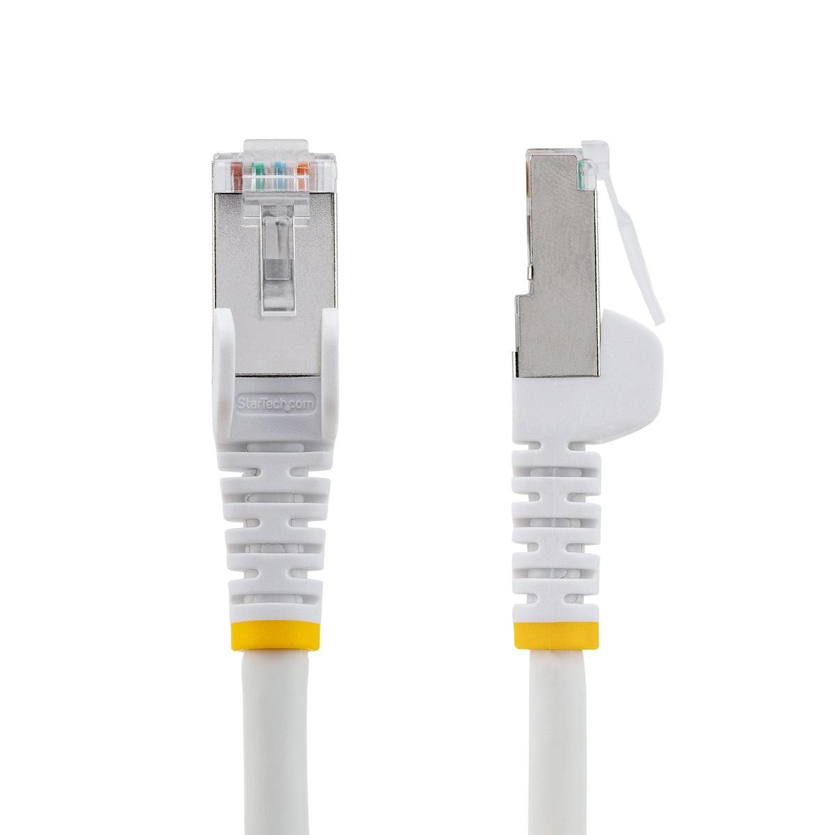 StarTech.com Câble Ethernet CAT6a S/FTP 50cm LSZH 10 Gigabit 500MHz 100W PoE Blanc