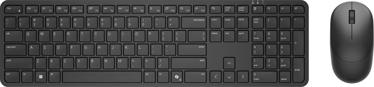 Dell Pro 5 KM526 Ensemble Clavier et Souris Sans Fil RF, QWERTY US International, Noir