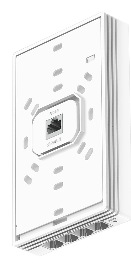 Cudy AC1200 Gigabit Wall-Plate Access Point 1167 Mbit/s Blanc Connexion Ethernet, supportant l'alimentation via ce port (PoE)