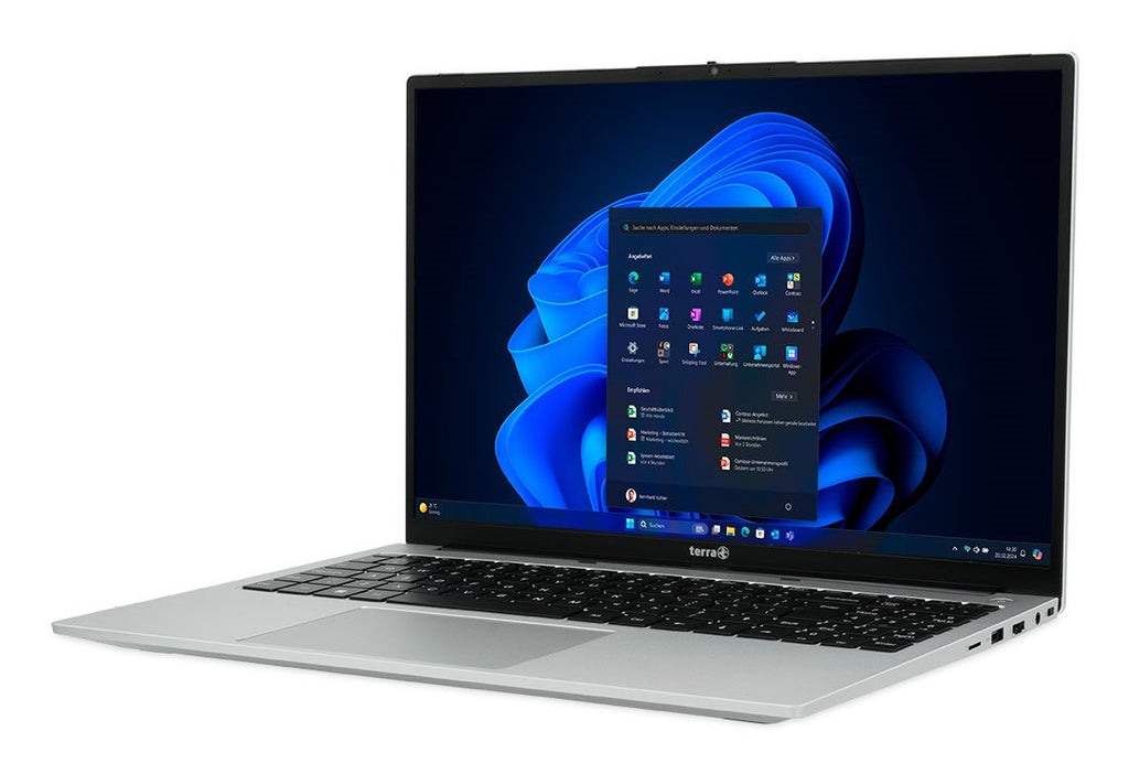 TERRA 1610R Intel® Core™ i5 i5-1334U Ordinateur portable 40,6 cm (16") WUXGA 16 Go DDR4-SDRAM 512 Go SSD Wi-Fi 6 (802.11ax) Windows 11 Pro Allemand Noir, Argent