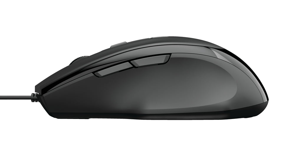 Trust Voca Souris de Bureau Optique pour Droitier, USB Type-A, 2400 DPI