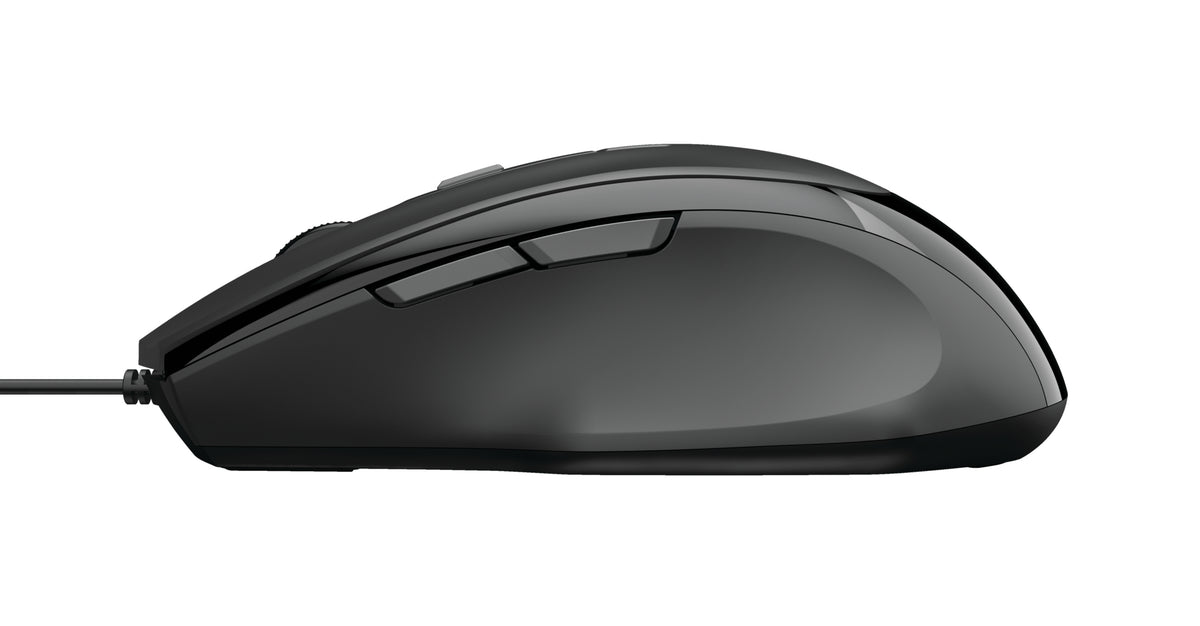 Trust Voca Souris de Bureau Optique pour Droitier, USB Type-A, 2400 DPI