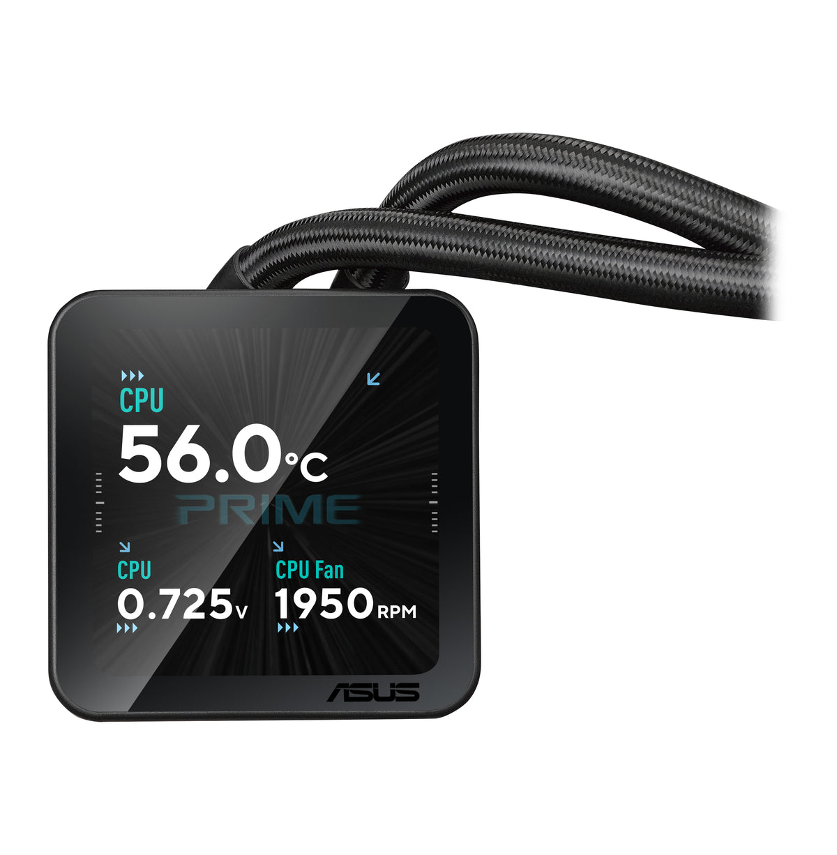 ASUS PRIME SLC II 360 ARGB LCD Processeur Refroidisseur de liquide tout-en-un 12 cm Noir 1 pièce(s)