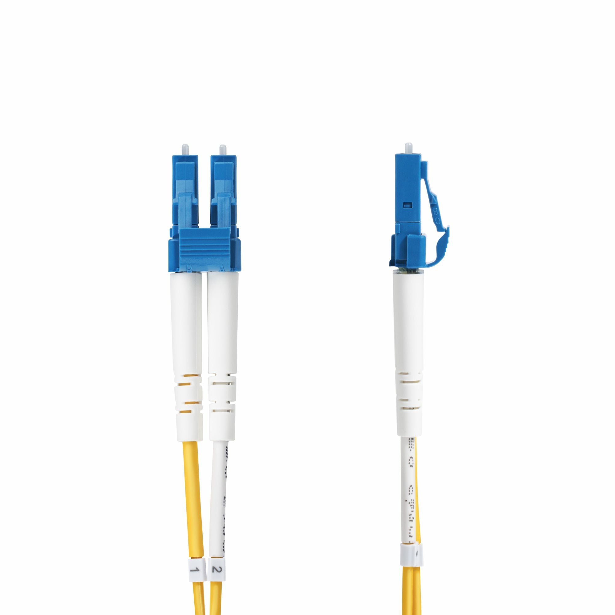 StarTech.com Câble Fibre Optique de 2m Duplex Monomode LC à LC (UPC) OS2, 9/125µm, 100G, Cordon Fibre Optique, Insensible à la Courbure, Faible Perte d'Insertion, Cordon Patch Fibre LSZH