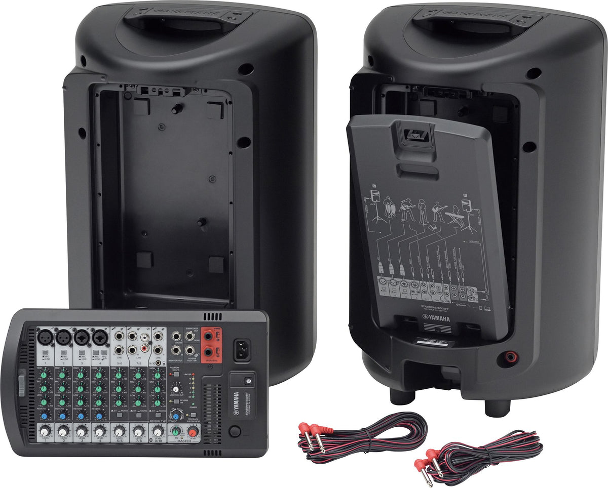 Yamaha Stagepas 600BT Système d'adresse publique autoportant 640 W Noir